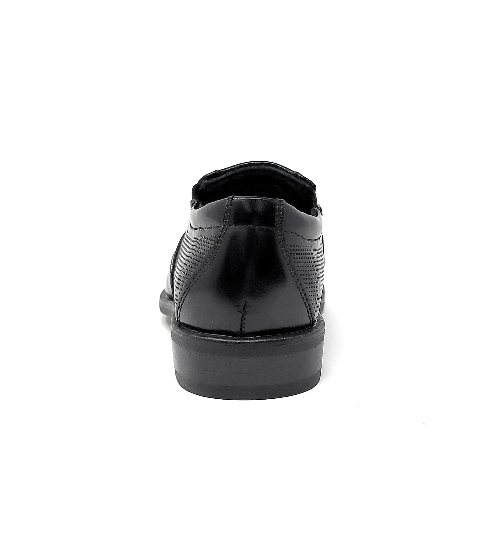 Florsheim Little Kids Postino Bike Toe Slip Slip-On Black Shoes