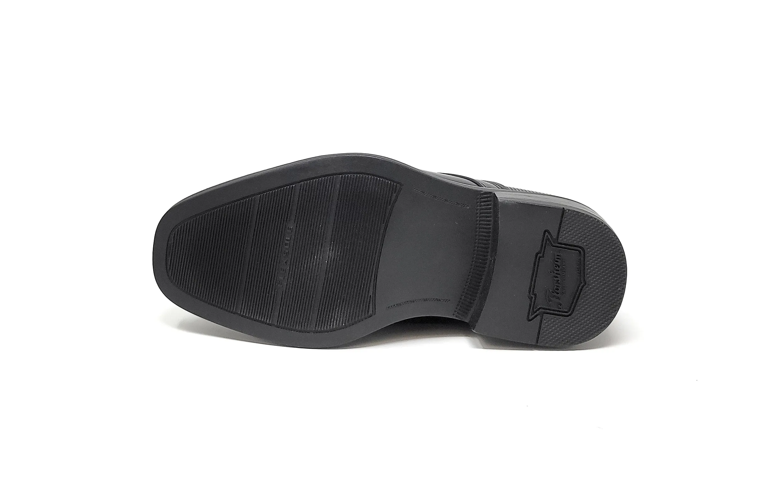 Florsheim Little Kids Postino Bike Toe Slip Slip-On Black Shoes