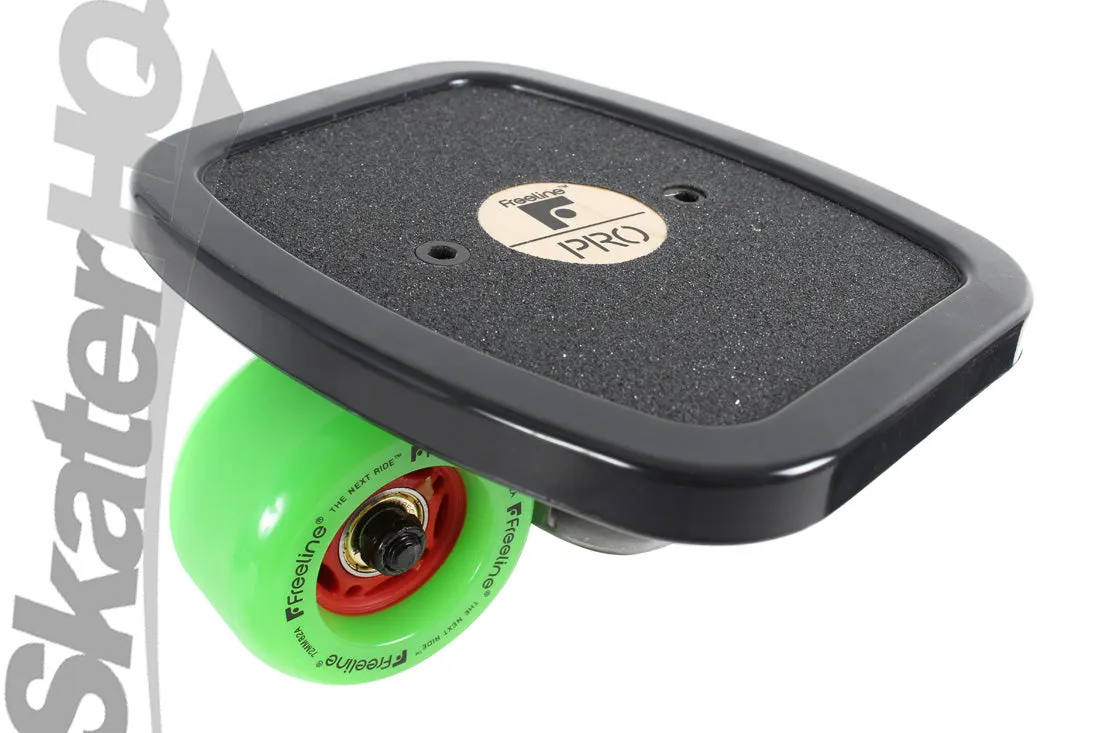 Freeline Pro Skates Green/Wood w/ Pro Edge Guards