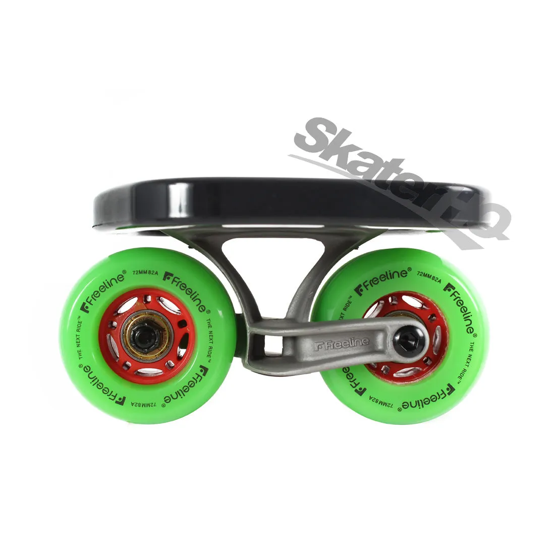 Freeline Pro Skates Green/Wood w/ Pro Edge Guards