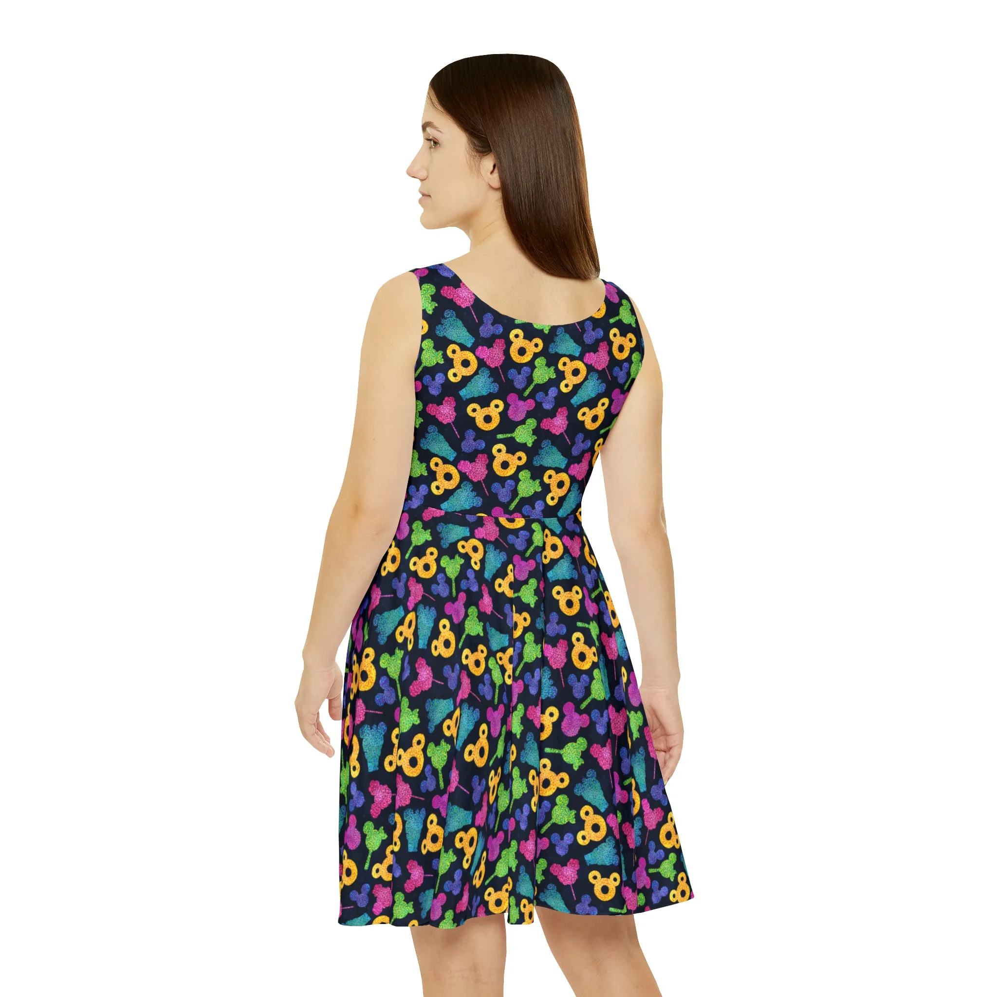 Glitter Park Snacks Women's Skater Dress