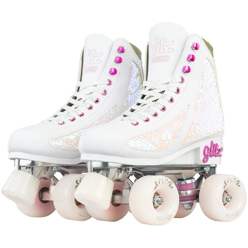 GLITZ Pearl - Size Adjustable Roller Skates