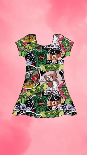 Greml!ns Patch Skater Dress