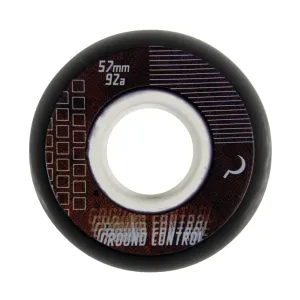 Ground Control CM Wheels 57mm 92A - Black (Set of 4)