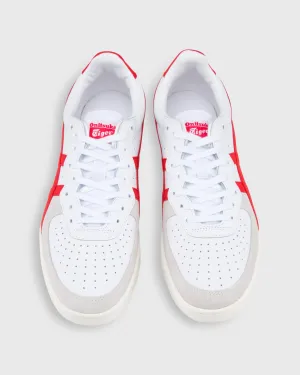 GSM Sneaker in White/Classic Red