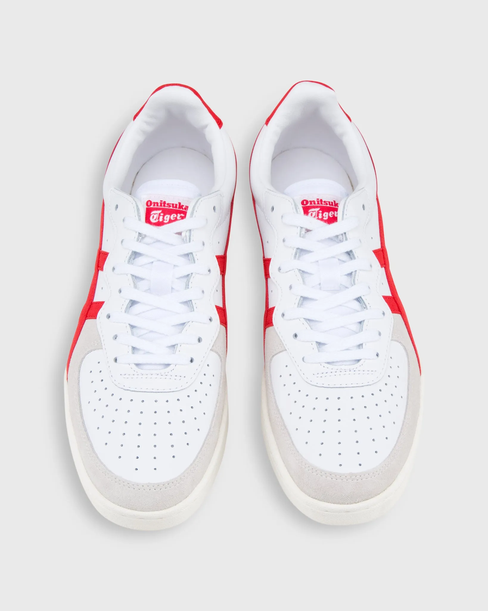 GSM Sneaker in White/Classic Red