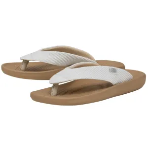 Hey Dude Meg Panama White Flip Flops