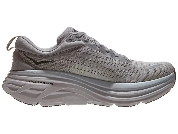 Hoka | Bondi 8 | Men's | Sharkskin/ Harbor Mist