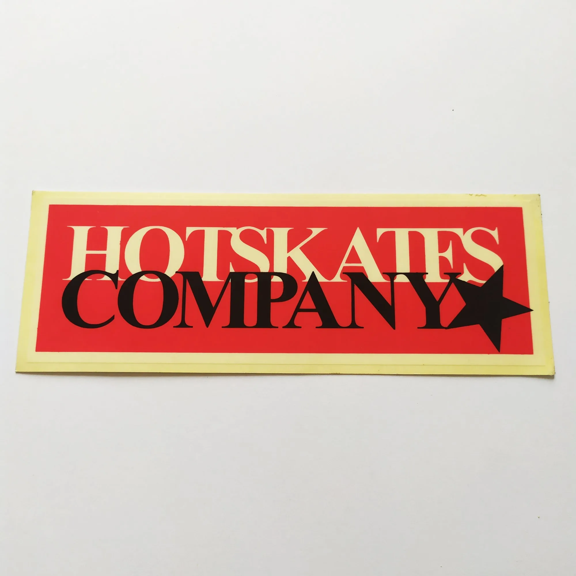 Hot Skates Skateboard Sticker