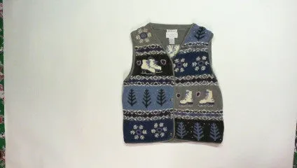 Ice Skates-X Small Christmas Sweater