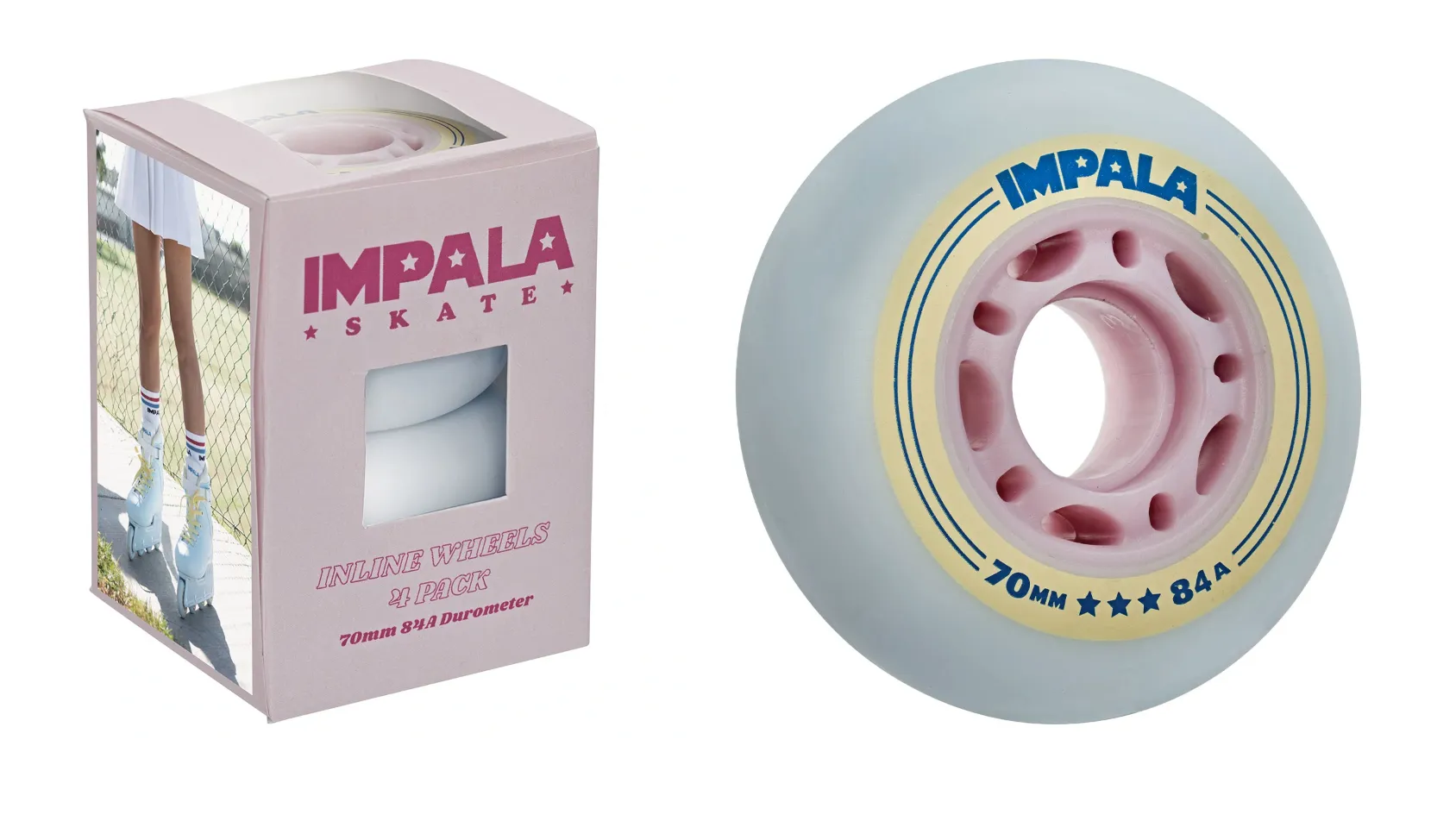 Impala Inline Skate Wheels (4-pack)