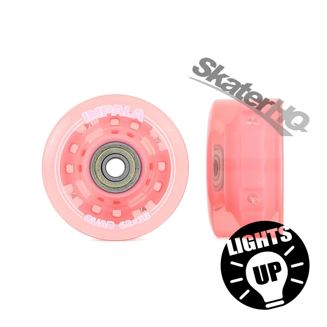 Impala LED 62x33mm 4pk - Pink