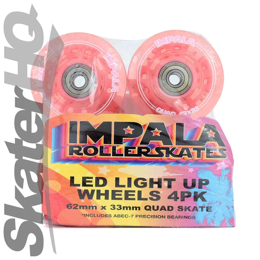 Impala LED 62x33mm 4pk - Pink