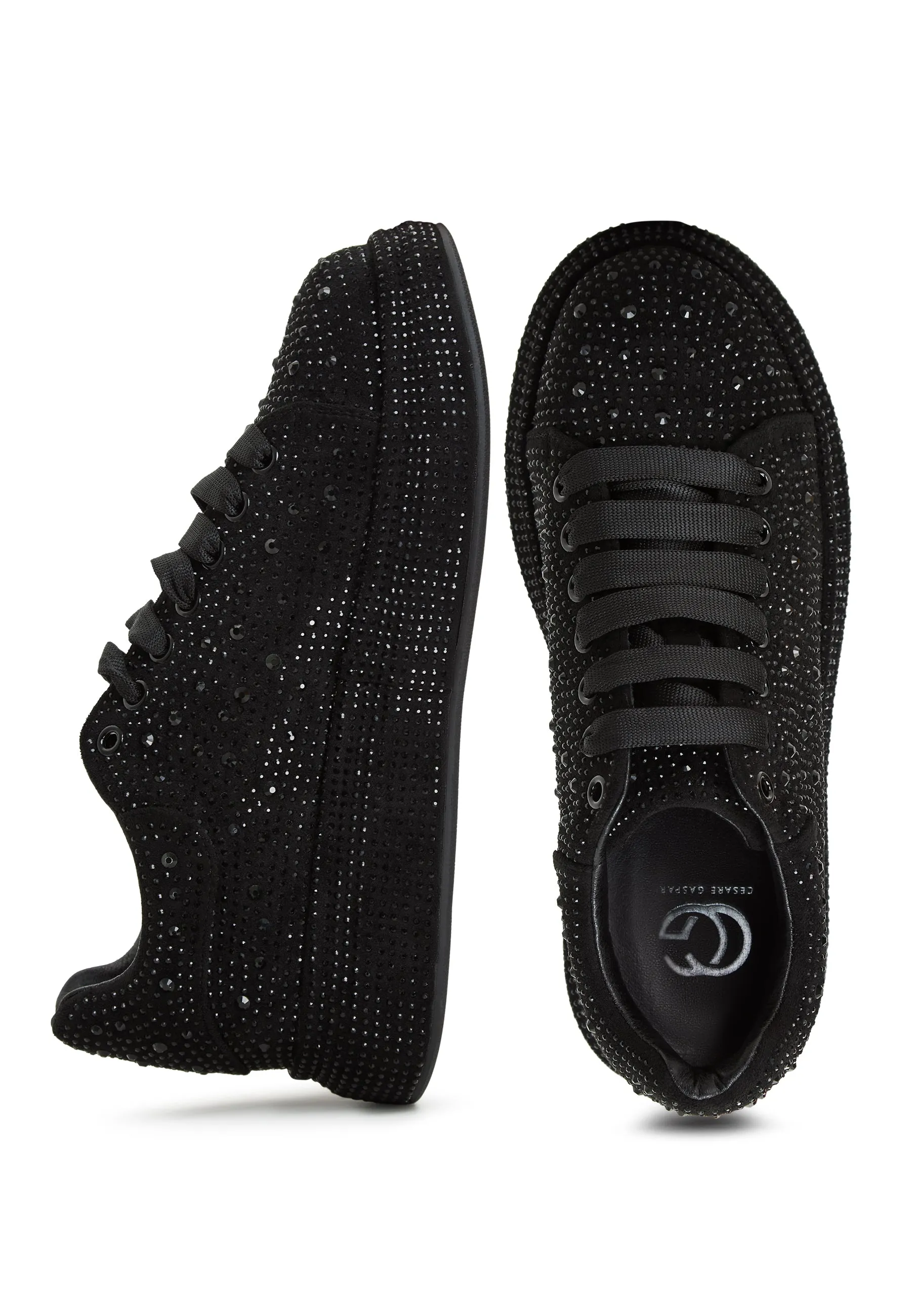 Jewel Platform Sneakers Anastasia - Black