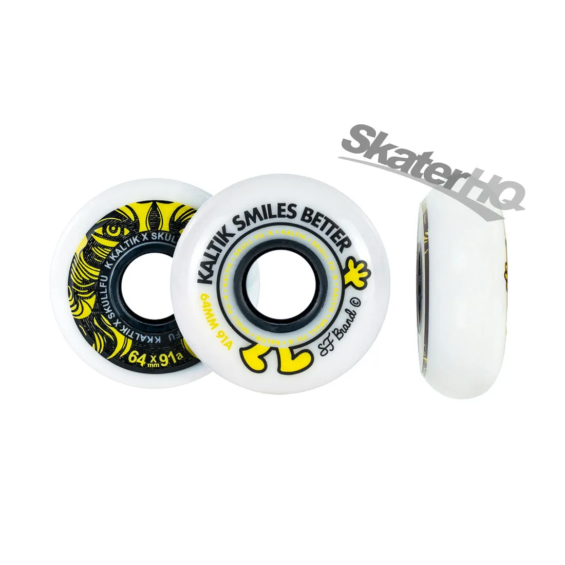 Kaltik x S.F 64mm 91a 4pk - White/Yellow