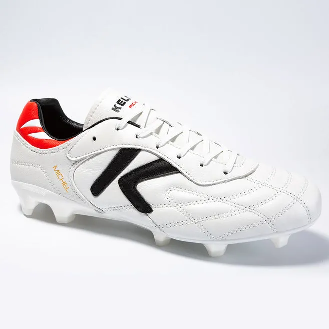 Kelme Michel Boots - White/Red