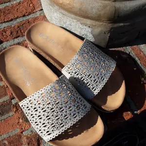 Laser Cut Slides with glitz | Boutique by Corkys - Elm