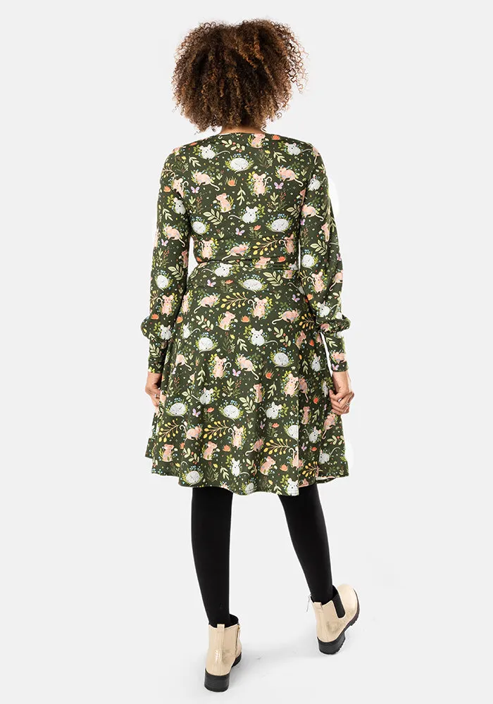 Layla Autumn Mice Print Dress