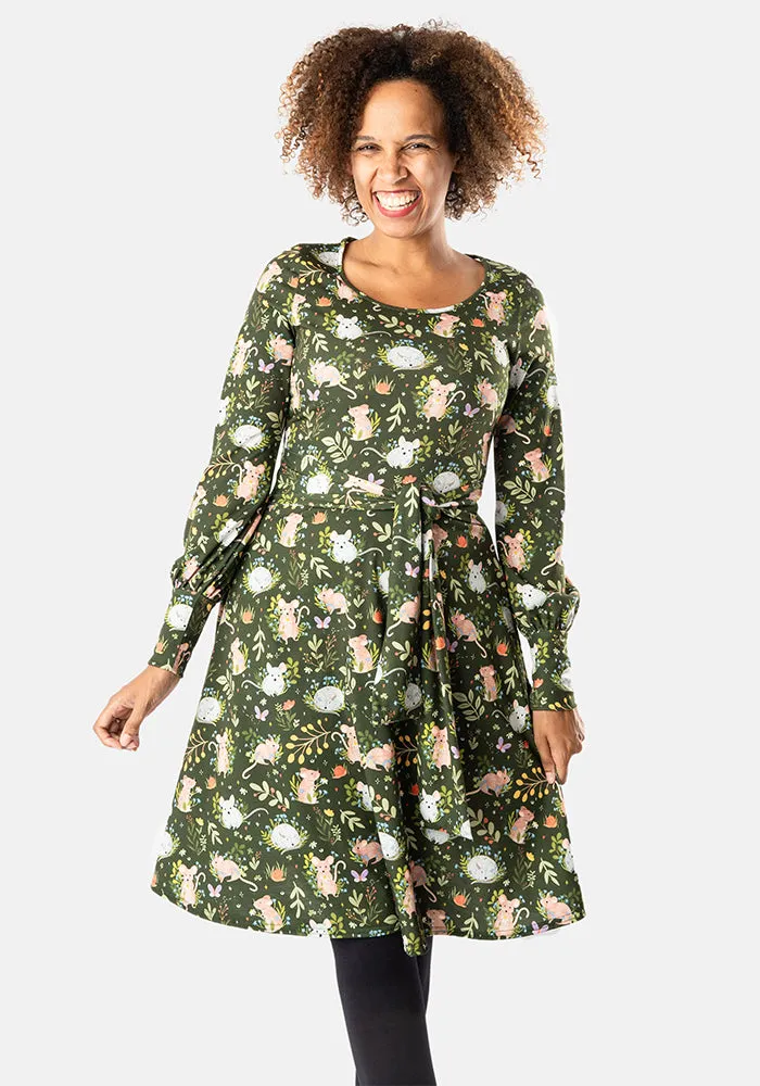 Layla Autumn Mice Print Dress