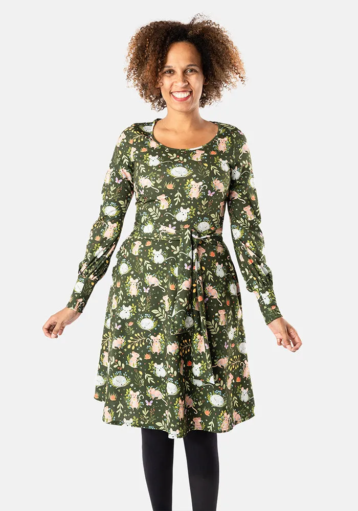 Layla Autumn Mice Print Dress