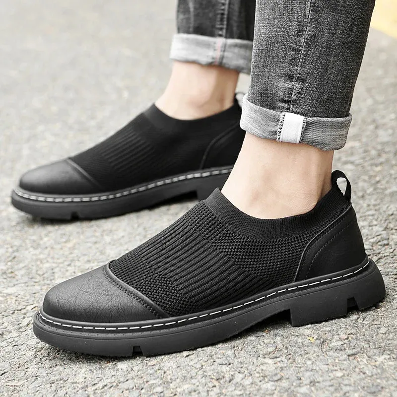 Low Top Solid Slip-On Shoes