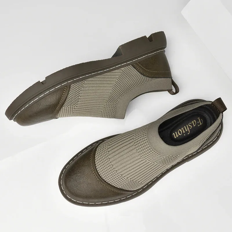 Low Top Solid Slip-On Shoes