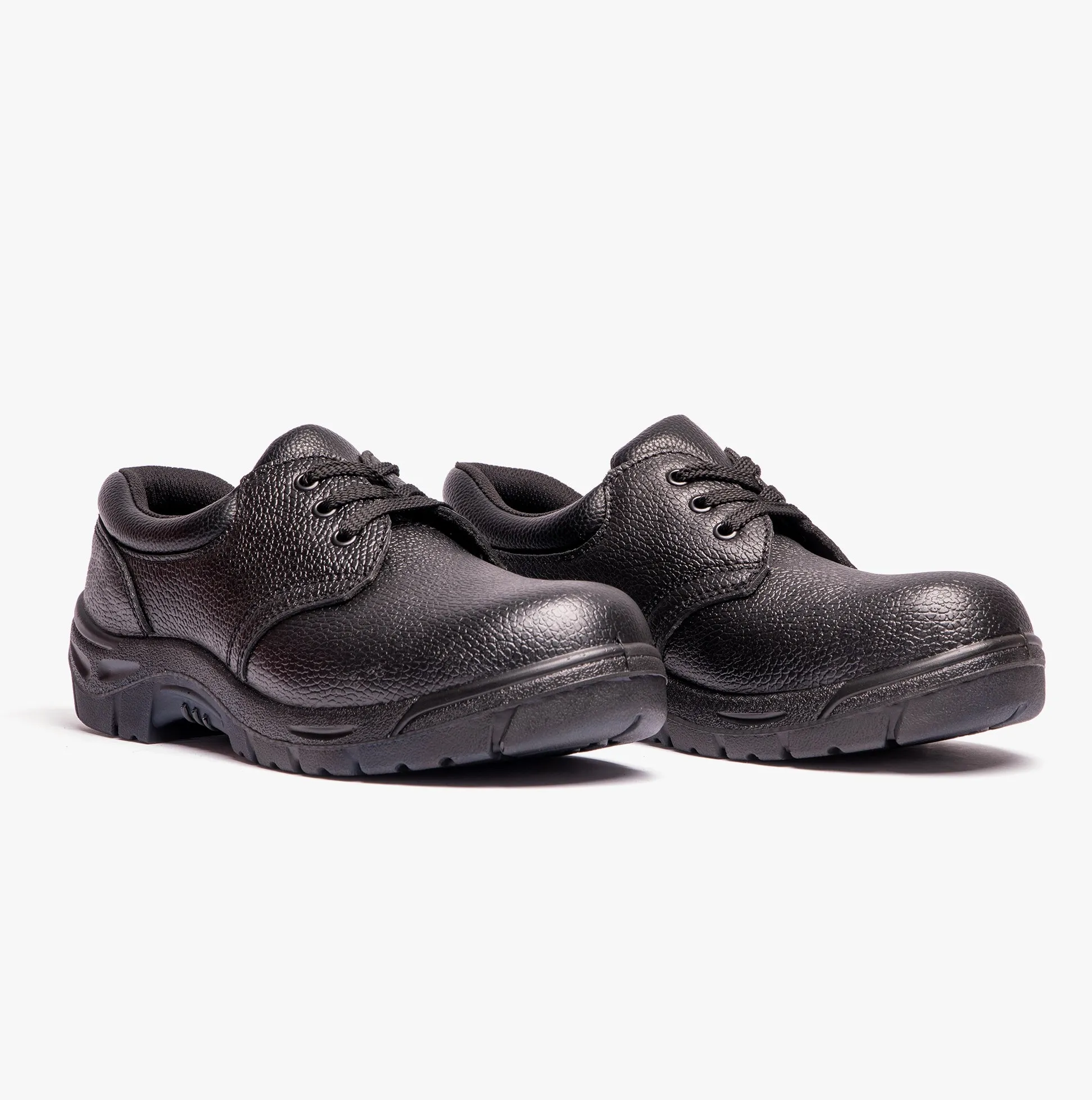 M530A Mens Leather Safety Shoes Black