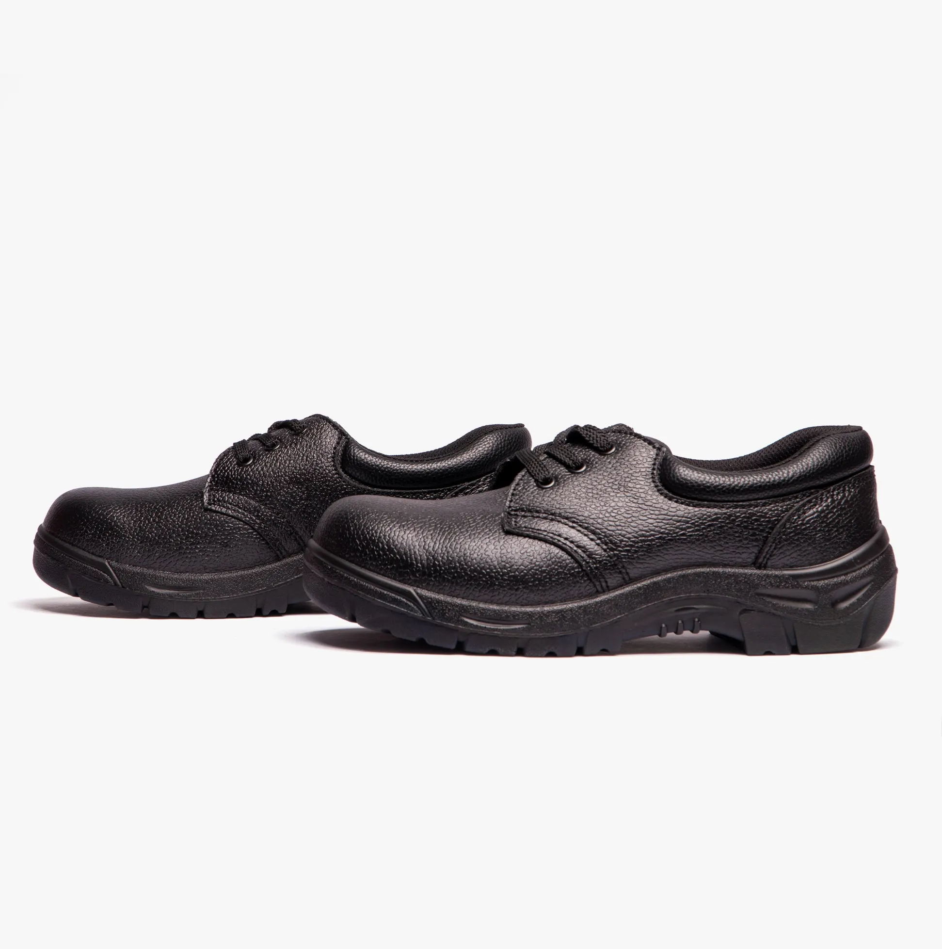 M530A Mens Leather Safety Shoes Black