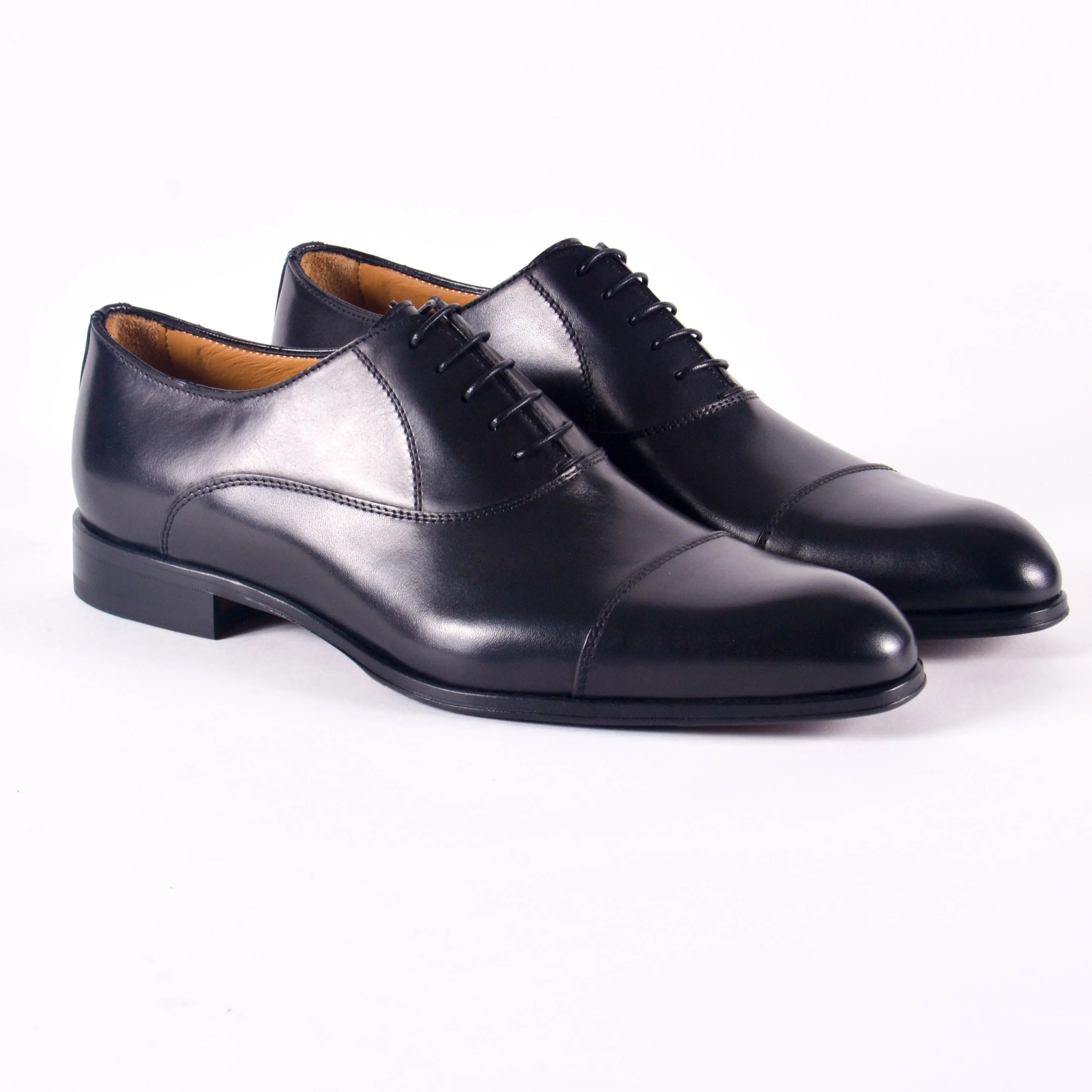 Made In Italy Cap Toe Dress Shoes