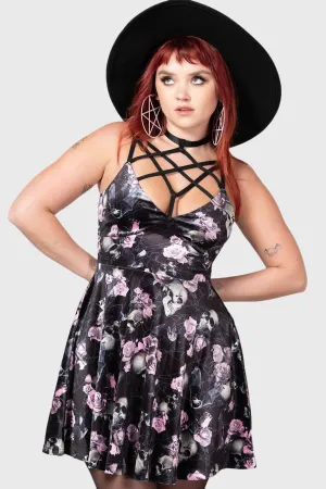 Magica Skater Dress [BLACK/PINK] - Resurrect