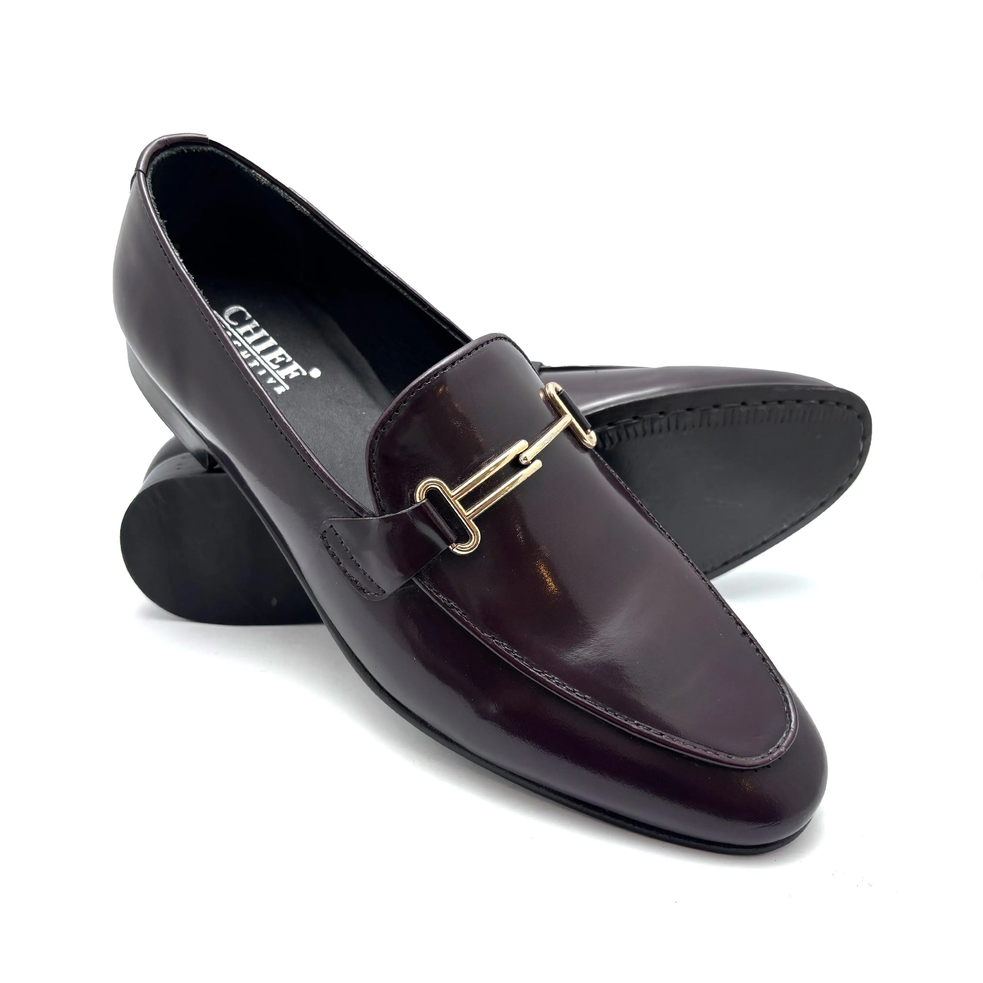 Maroon Formal Slip On