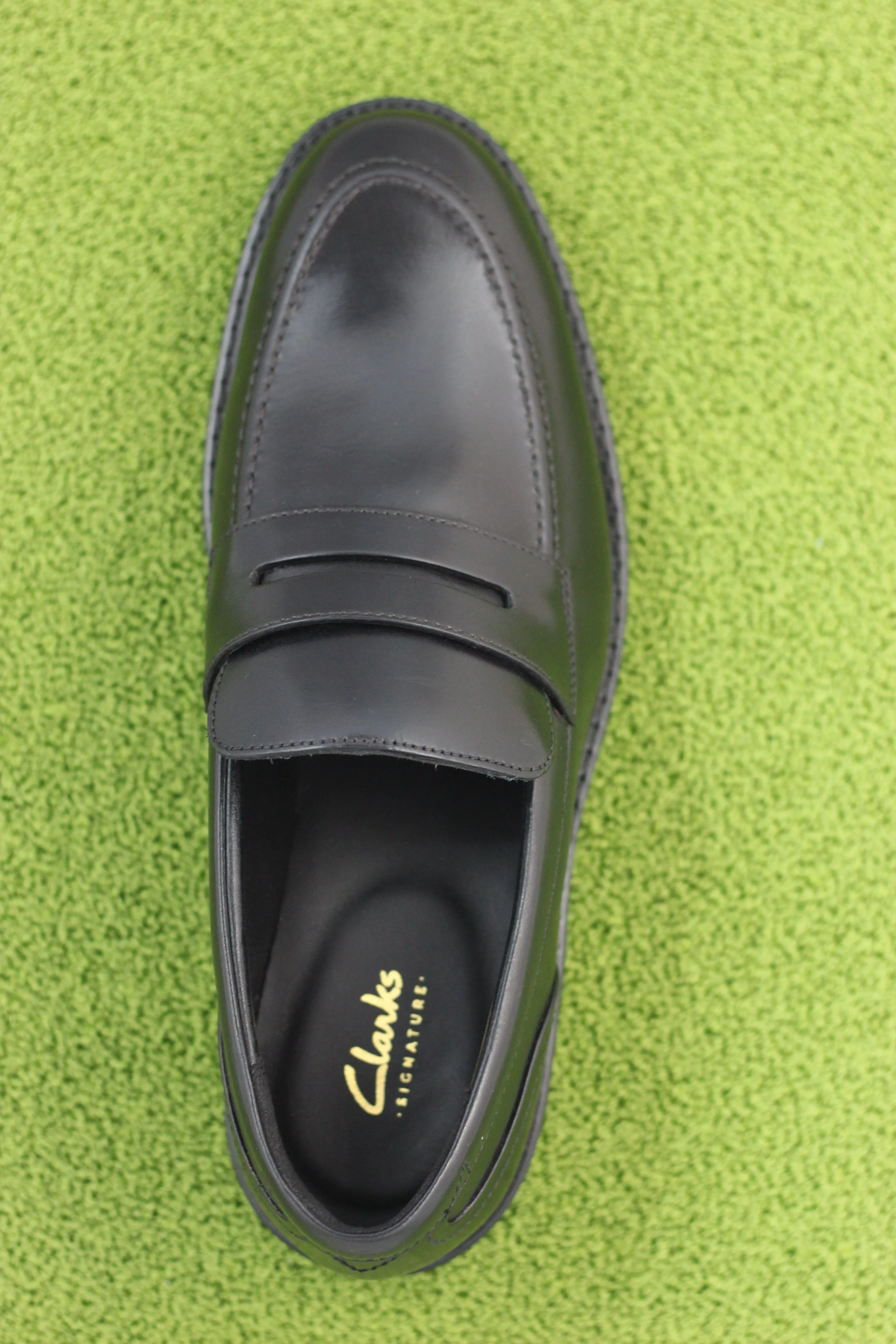 Men's Aldwin Step Penny Loafer - Black Leather