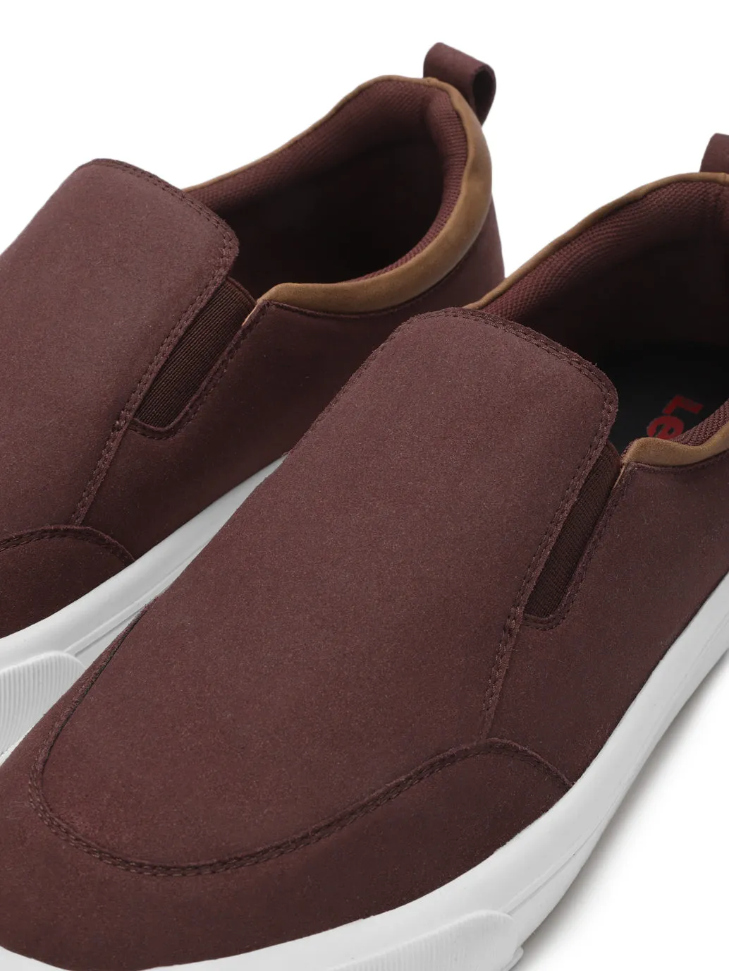 Men's Alps Maroon Casual Slip On