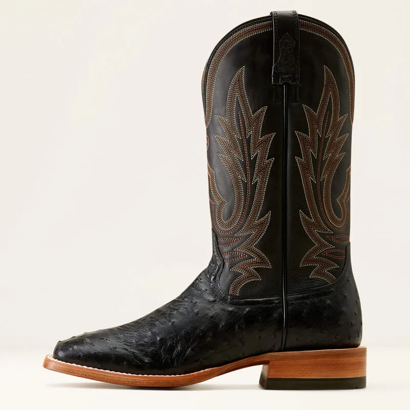 Men's Ariat Showboat Full Quil Ostrich Boot