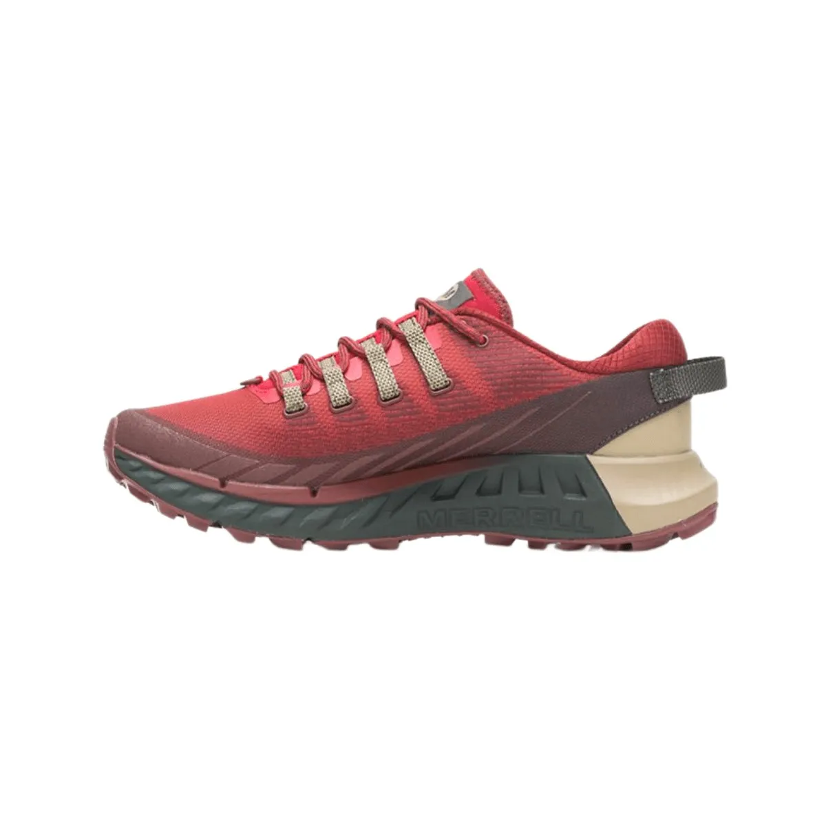 Merrell Agility Peak 4 Shoes Red Garnet