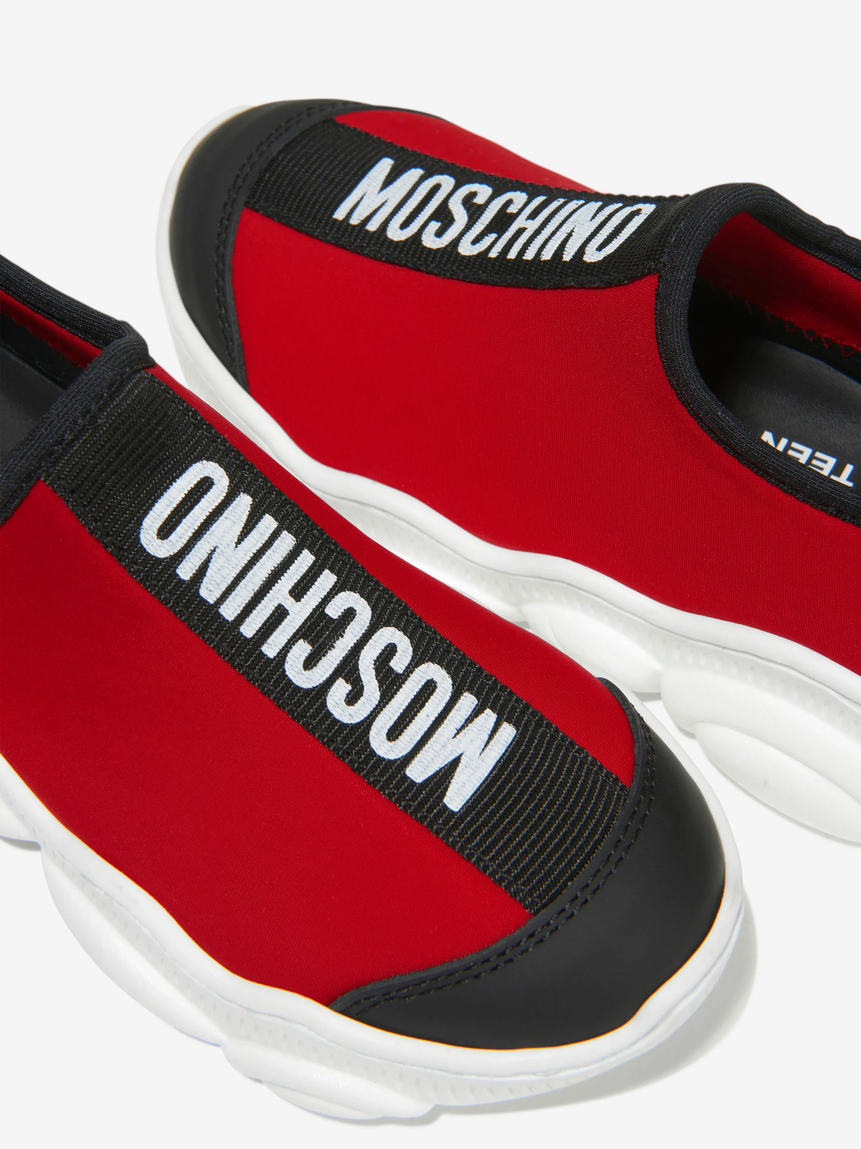 Moschino Unisex Logo Slip On Trainers