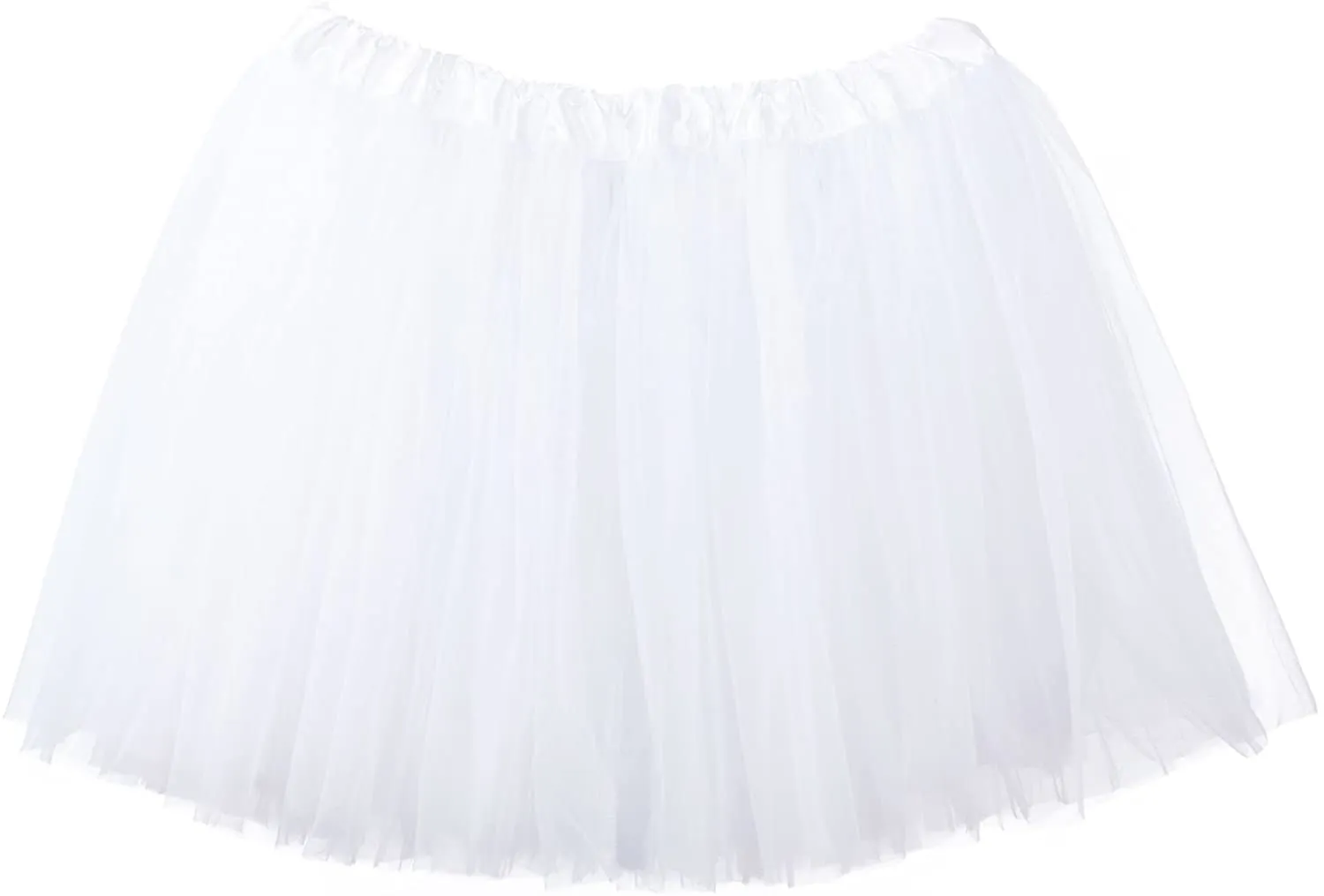 My Lello Adult Tutu Skirt, Classic Elastic 3 Layer Tulle Tutu for Women and Teens