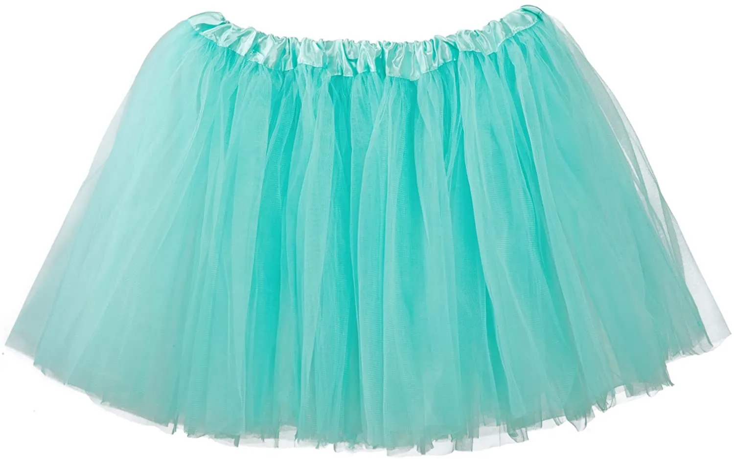 My Lello Adult Tutu Skirt, Classic Elastic 3 Layer Tulle Tutu for Women and Teens