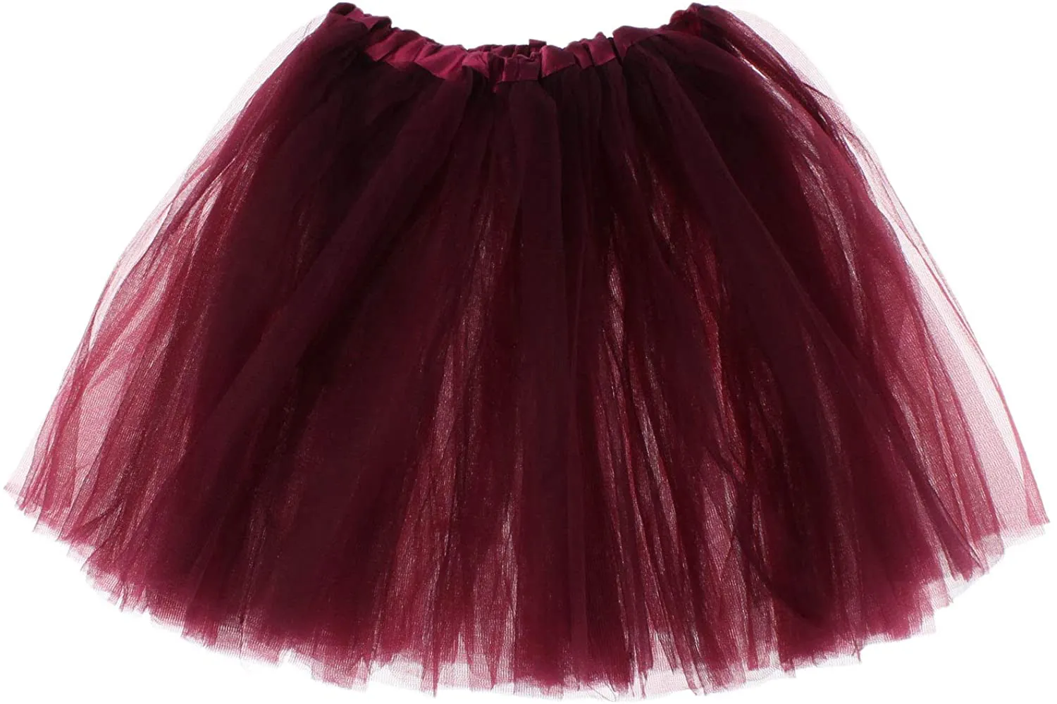 My Lello Adult Tutu Skirt, Classic Elastic 3 Layer Tulle Tutu for Women and Teens