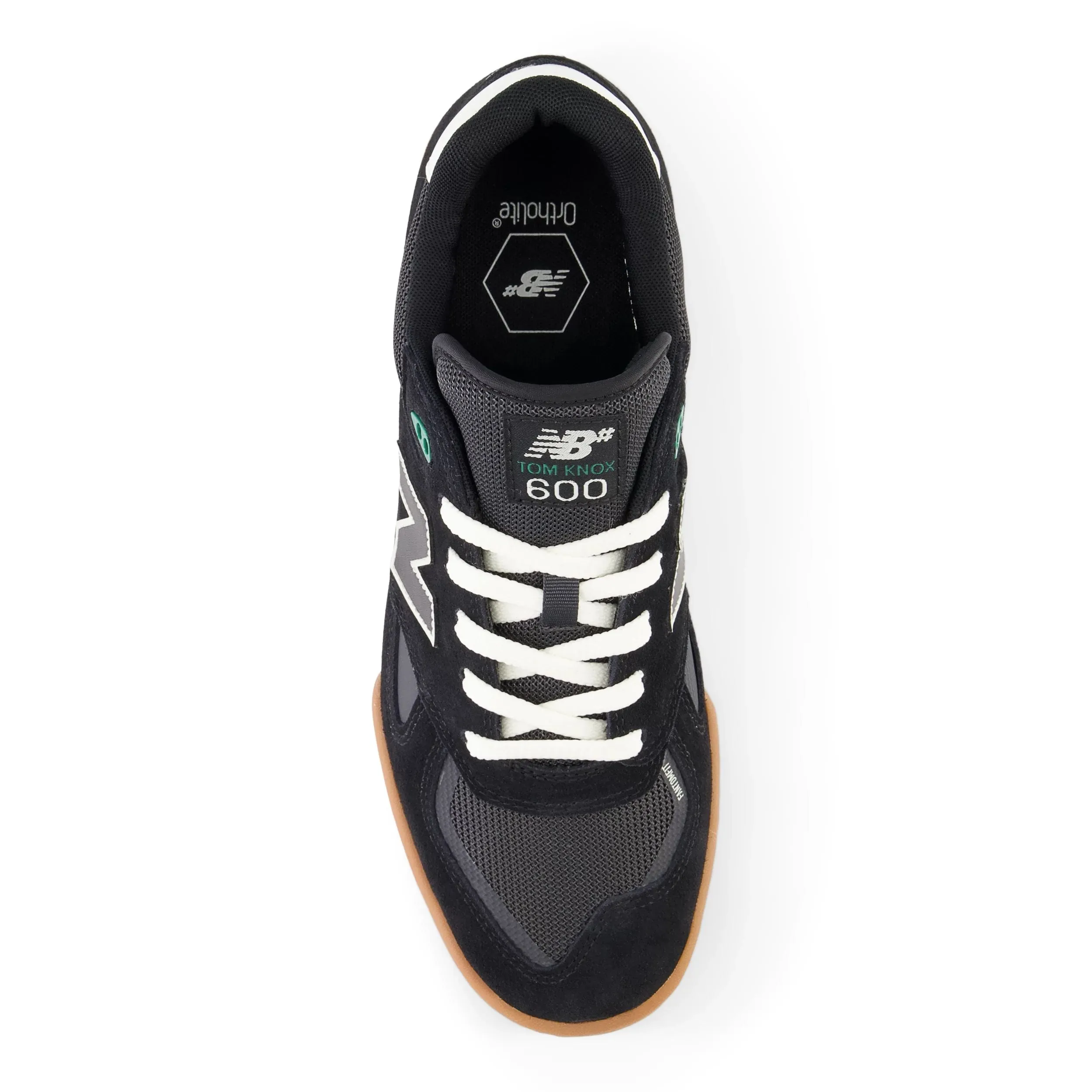 New Balance Numeric 600 Tom Knox Skateboard Shoe - Black/Gum