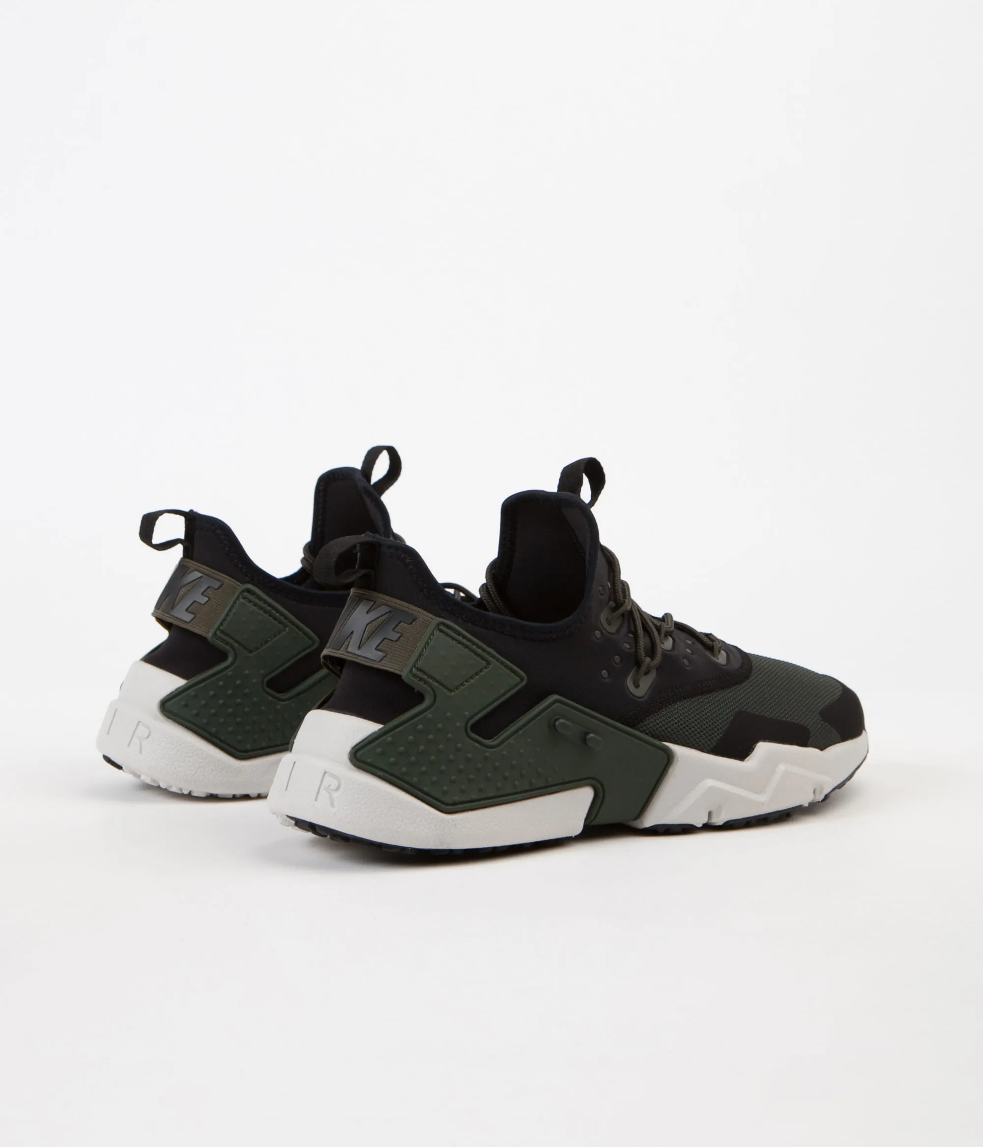 Nike Air Huarache Drift Shoes - Sequoia / Light Bone - Black - White