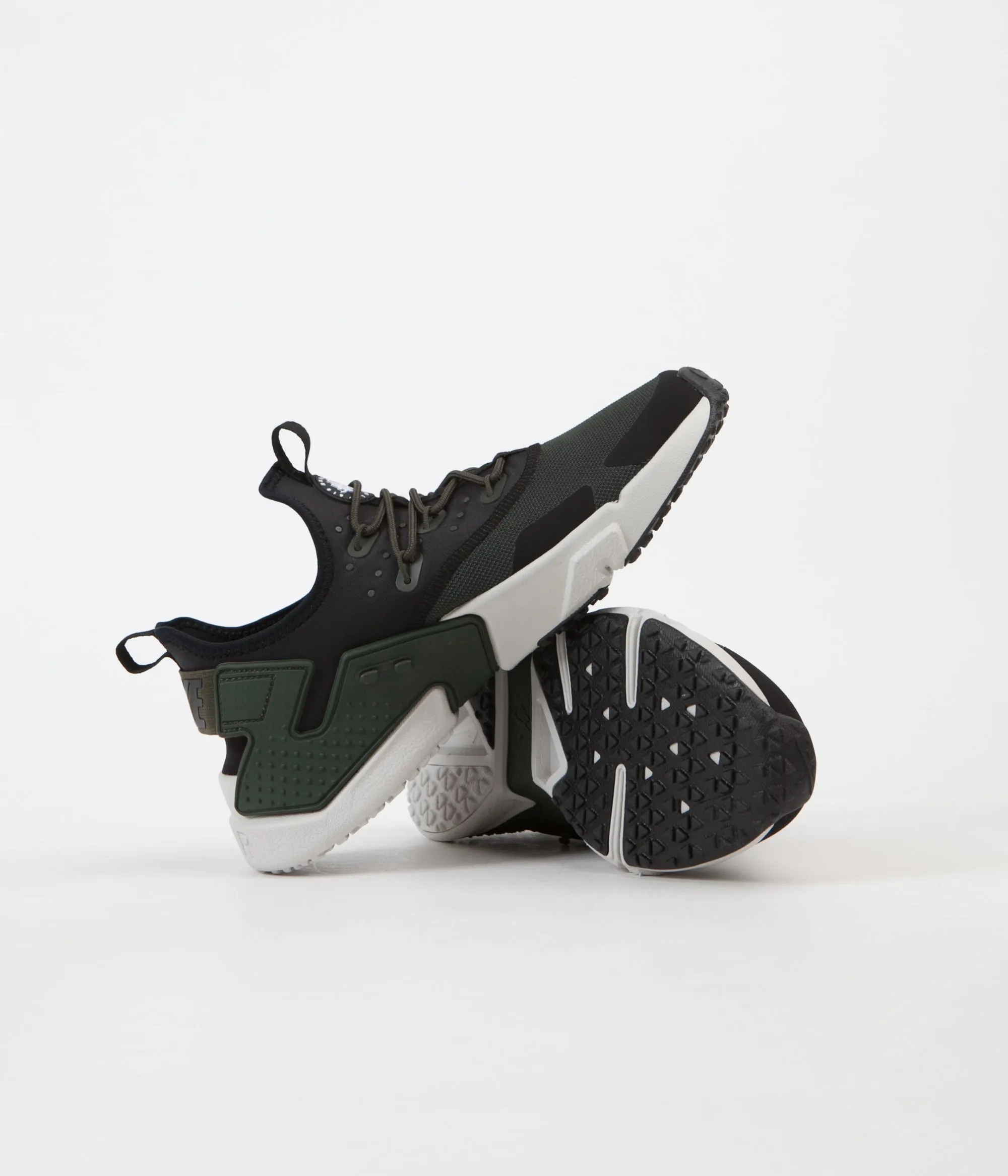 Nike Air Huarache Drift Shoes - Sequoia / Light Bone - Black - White