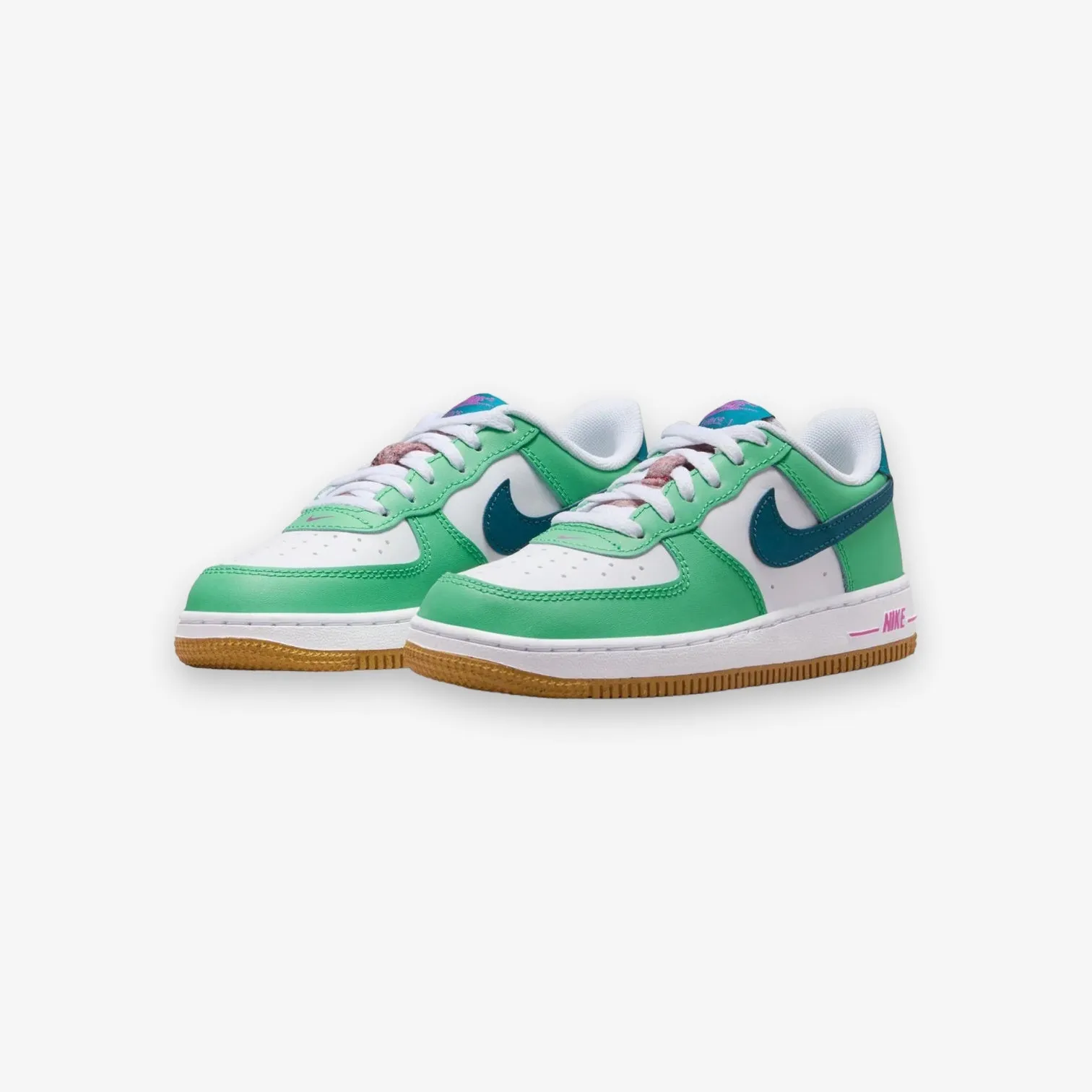 Nike Force 1 LV8 BP White Green Abyss Spring Green FJ4806-100