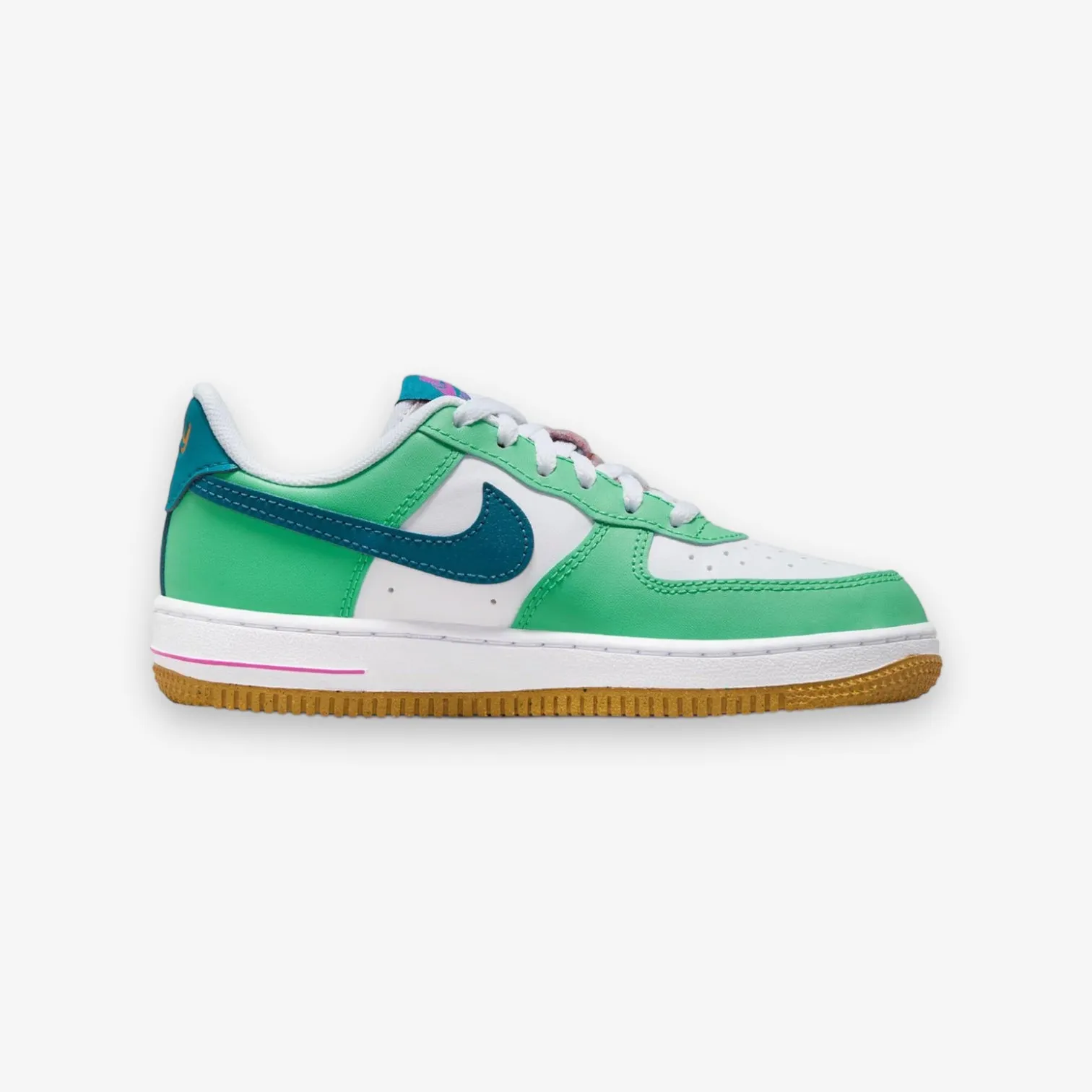 Nike Force 1 LV8 BP White Green Abyss Spring Green FJ4806-100