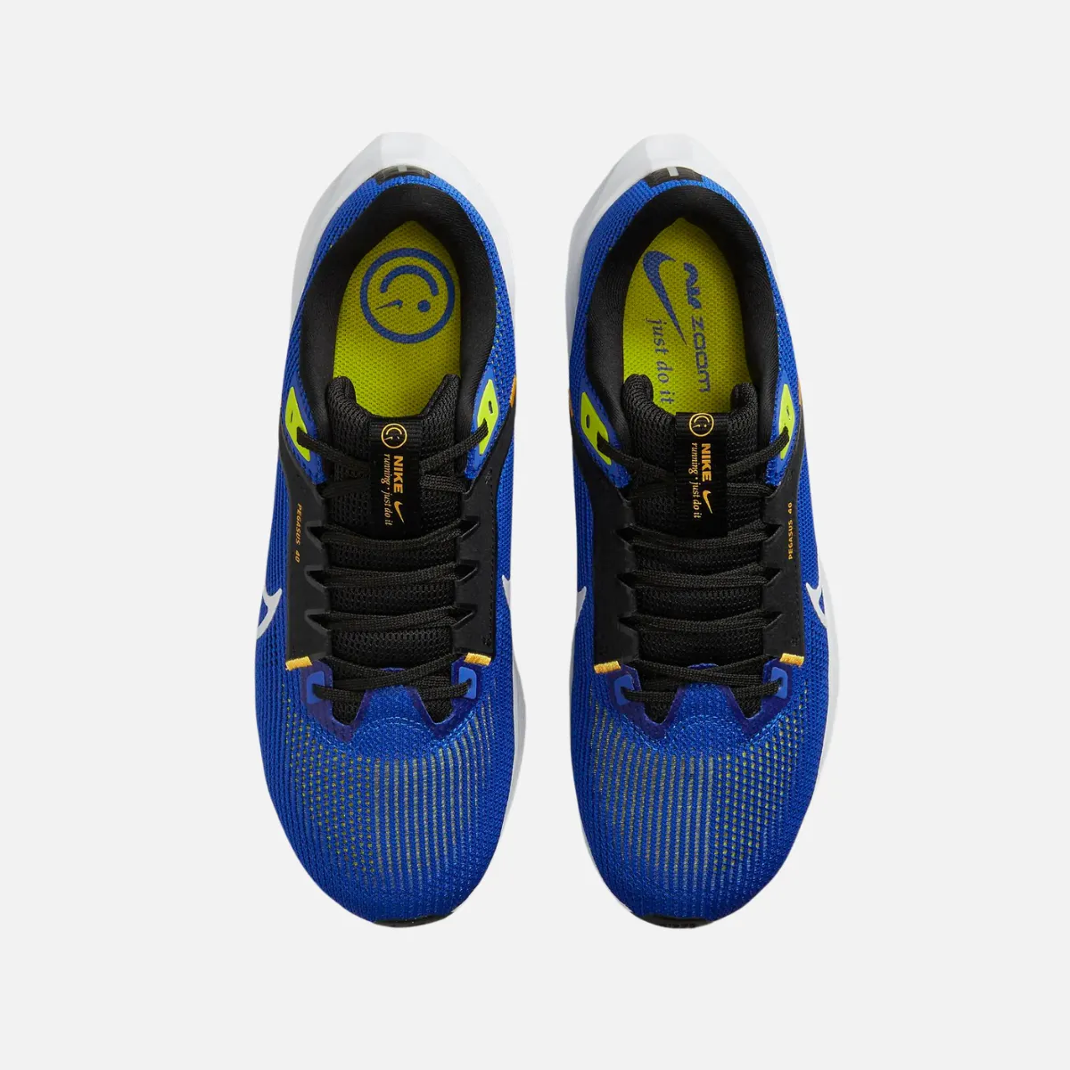 Nike Pegasus 40 Men's Road Running Shoes -Racer Blue/Black/Sundial/White