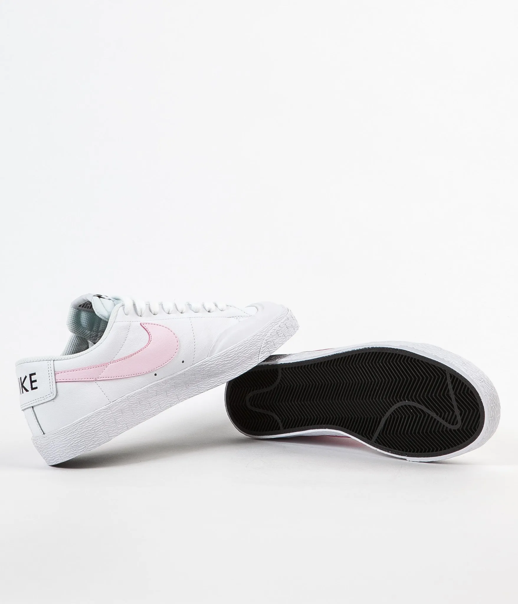 Nike SB Blazer Low XT Shoes - White / Prism Pink - Black - White