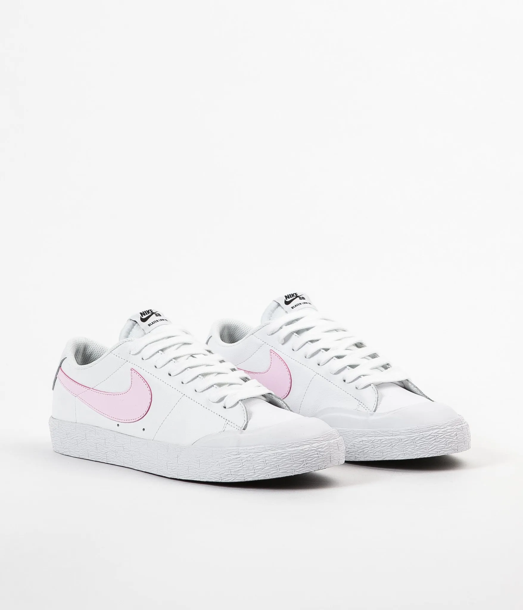 Nike SB Blazer Low XT Shoes - White / Prism Pink - Black - White