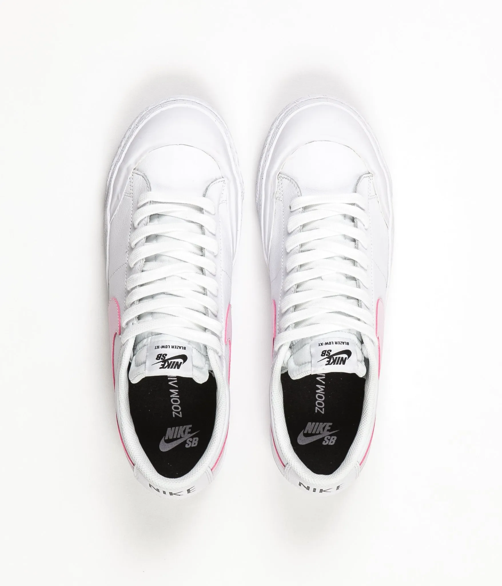 Nike SB Blazer Low XT Shoes - White / Prism Pink - Black - White