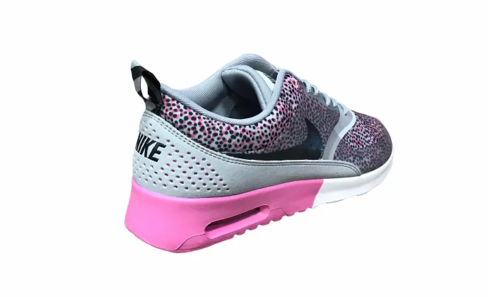 Nike scarpa da ginnastica da donna Air Max Thea Print 599408 005 grigio-nero-fucsia