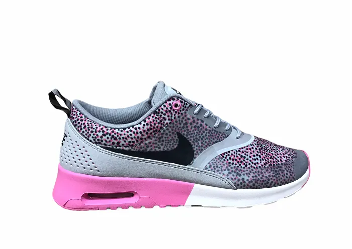 Nike scarpa da ginnastica da donna Air Max Thea Print 599408 005 grigio-nero-fucsia